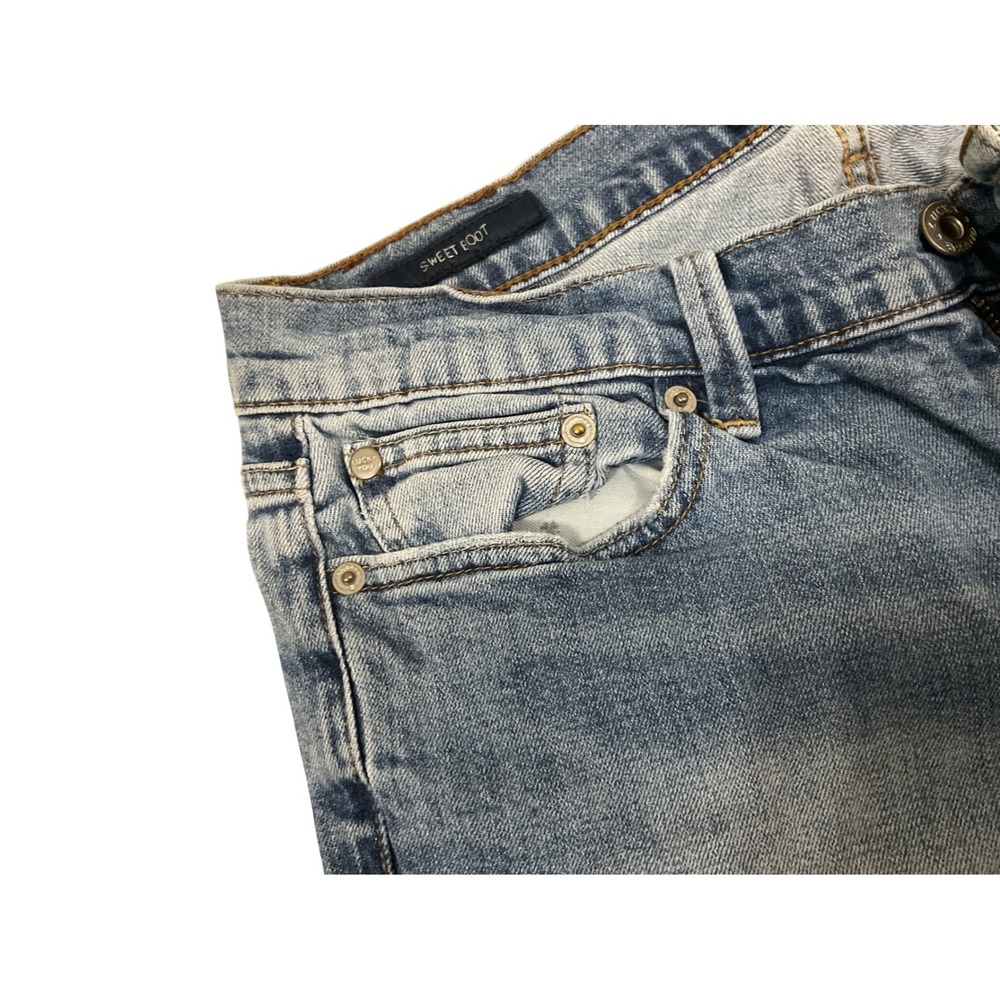 Lucky Brand Sweet Boot Jeans Women 4/27 Light Wash Mid Rise Bootcut - Picture 4 of 13